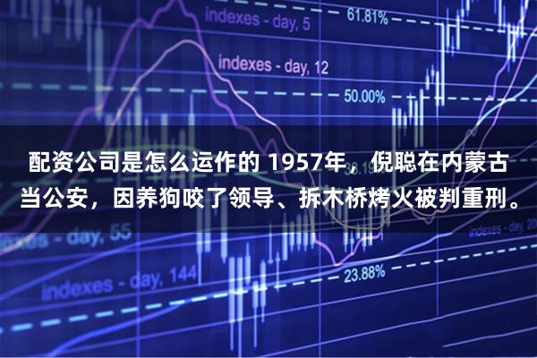 配资公司是怎么运作的 1957年，倪聪在内蒙古当公安，因养狗咬了领导、拆木桥烤火被判重刑。